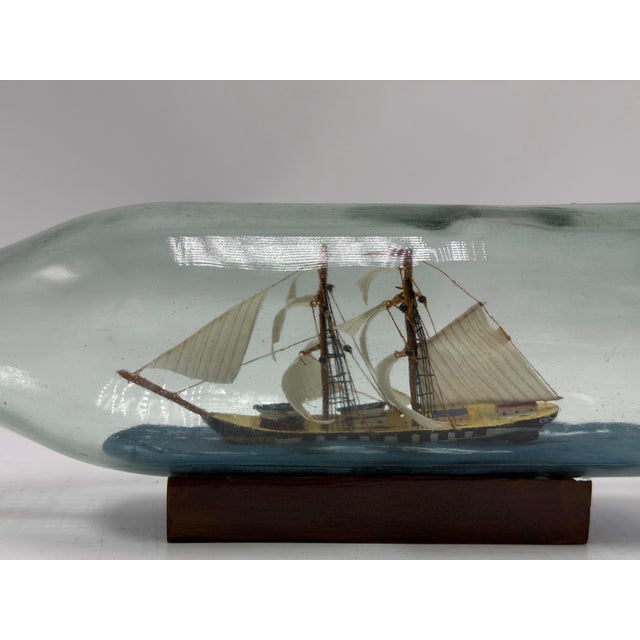 Vintage Ship in a Bottle For Sale - Image 10 of 10