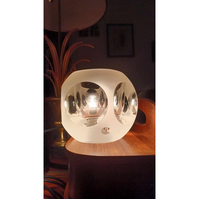 1970s Glass Table Lamp from Peill & Putzler, 1970s For Sale - Image 5 of 13