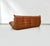 French Togo T3-Seater Sofa in Cognac Leather by Michel Ducaroy for Ligne Roset For Sale - Image 11 of 14