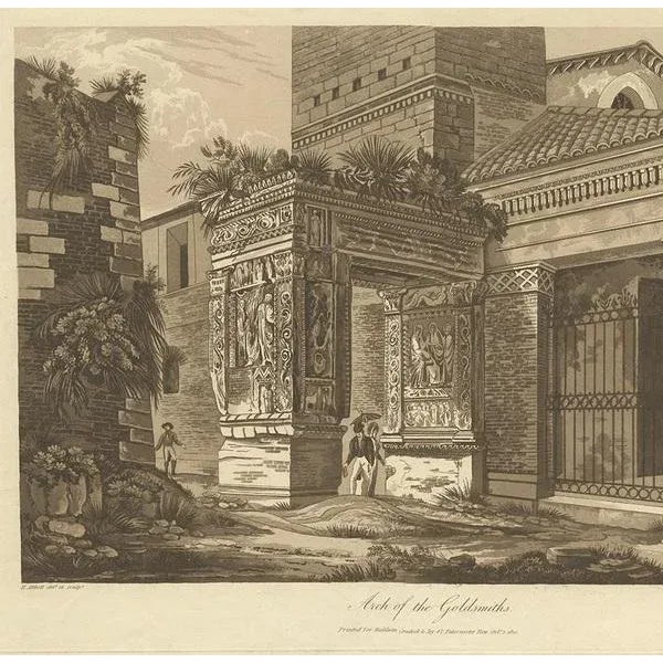 Abbot, Arch of the Goldsmith, 1820, Paper For Sale - Image 3 of 5