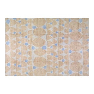Moroccan Azilal Hand Knotted Wool Rug,8'X11'8" For Sale
