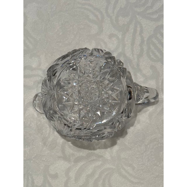 Late 19th Century American Brilliant Period Creamer and Sugar Set - 3 Pieces For Sale - Image 13 of 14