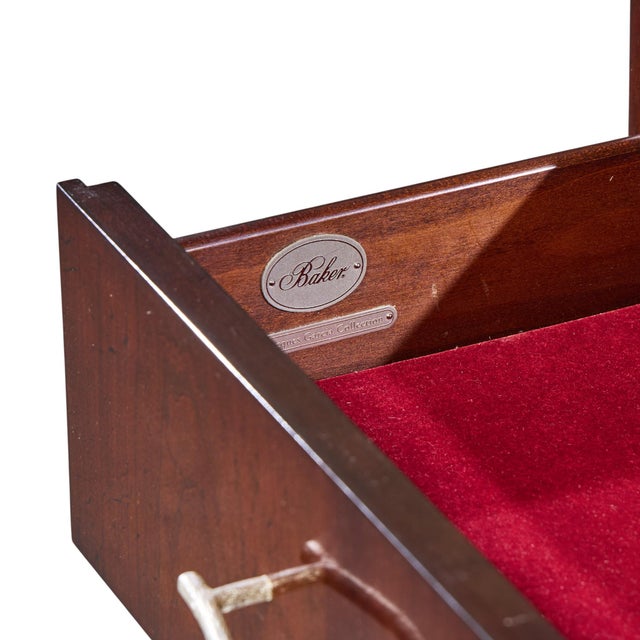 Late 20th Century Jacques Garcia for Baker Furniture Mahogany Nightstands - Pair For Sale - Image 12 of 12