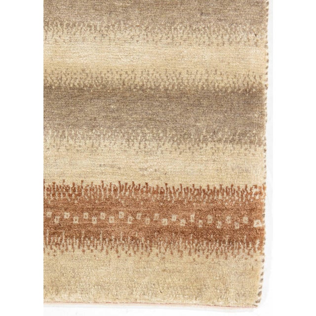 Tribal Vintage Hand-Knotted Persian Gabbeh Rug 2'8" X 4'0" For Sale - Image 3 of 4