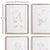 These faintly printed botanicals in soothing sepia tones are a subtle look. Finished with a double mat and natural wash...