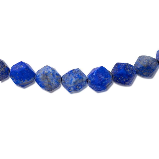 Beaded Lapis Lazuli Princess Necklace For Sale - Image 4 of 7