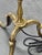 Hollywood Regency Brass Floor Lamp with Romo Shade, Italy, 1950s For Sale - Image 9 of 11