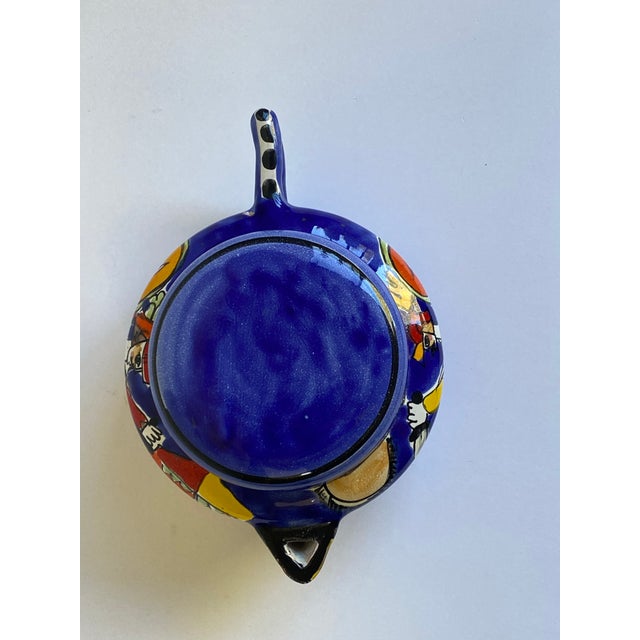 Mid 20th Century Majolica Tea Pot by La Musa, Italy For Sale In Seattle - Image 6 of 11