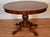 Wood 19th Antique American Empire Solid Mahogany Lion Feet Center Accent Table For Sale - Image 7 of 15