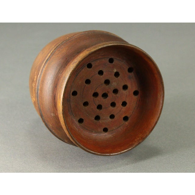 18th / 19th C. Treen Ware Pounce Pot Sander Turned & Carved For Sale In Houston - Image 6 of 18