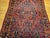 Vintage Persian Sarouk Area Rug, Hand-Knotted Wool, Allover Floral Pattern, 3x5, Red& Navy For Sale - Image 10 of 14