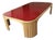 Large Roma Coffee Table Red, Attributed to the Lacquer Company For Sale