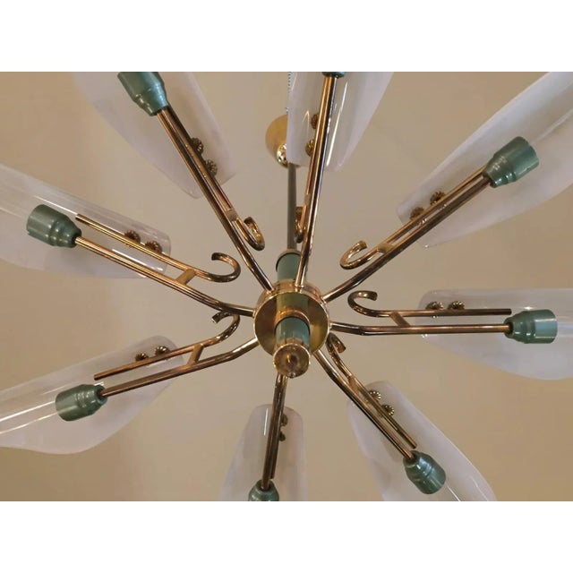 Sputnik Glass Chandelier, 1960s For Sale - Image 6 of 8