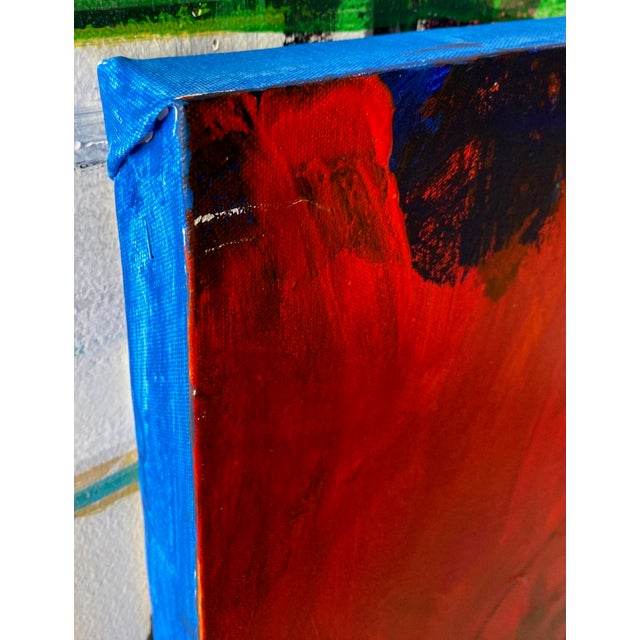 An original abstract acrylic on canvas painting by contemporary Abstract Expressionist artist Robbie Kemper (Cincinnati;...