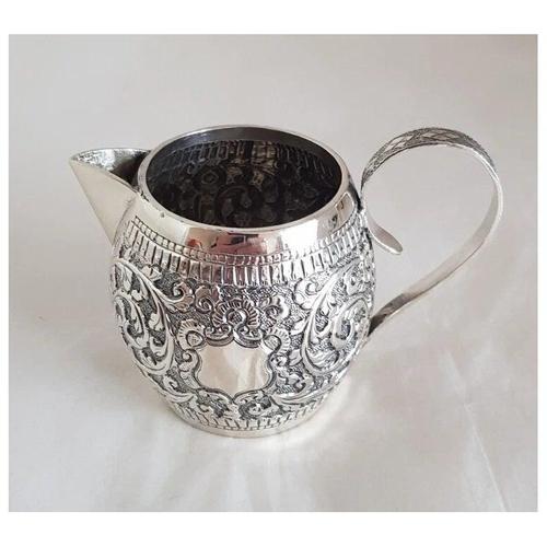 Antique 19th Century Persian Silver Cream Jug For Sale - Image 18 of 18