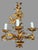 Pair of 29” Vintage Italian 3 Light Candelabra Wall Sconces W Prisms & Figural Cherubs In very nice original condition...