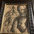 Original 7 x 9 charcoal study drawing on paper by Wesley Lea whose work was shown at the Uptown Gallery in New York Signed...