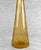 Glass Mid-Century 24" Italian Empoli Amber Optic Art Glass Genie Bottle For Sale - Image 7 of 8