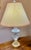 Crystal and Gold Toned Vintage Table Lamp For Sale - Image 4 of 12