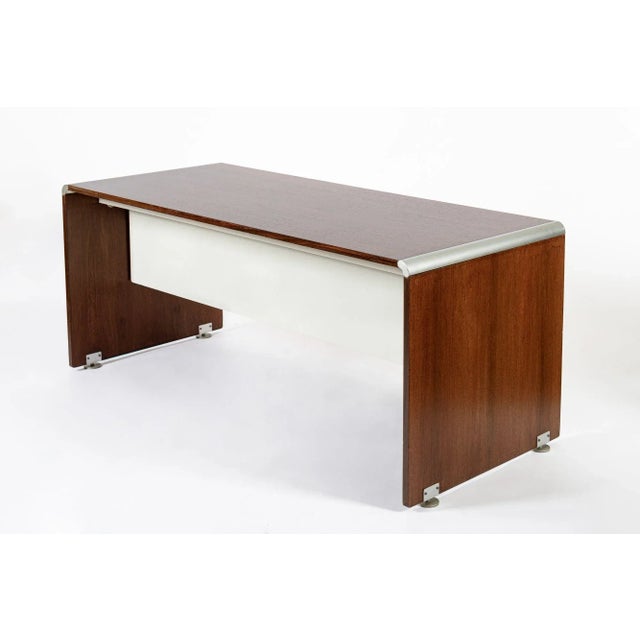 Rare Mid Century French Modern Ar180 Desk by Alain Richard 1970s For Sale - Image 10 of 11