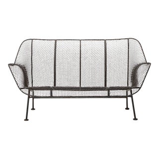 1960s Russell Woodard Sculptura Outdoor Patio Settee Two Seat Sofa