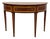 Decorative Crafts Neoclassical Demilune Console Table For Sale