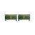 Vintage Chin Hua Ming Tables in Green and Gold - Newly Painted For Sale - Image 12 of 12