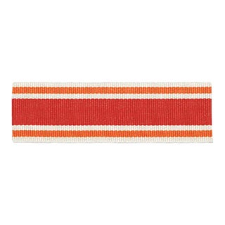 Schumacher Cabana Braid in Coral For Sale