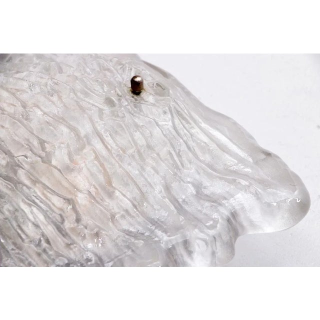 Large Wall Lamp of Frosted Glass, Germany, 1960s For Sale - Image 8 of 10