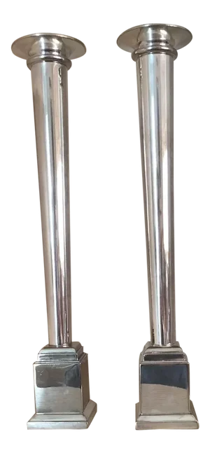 Swid Powell Candlesticks - a Pair