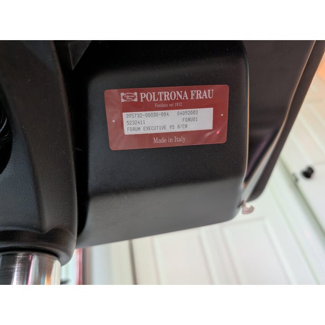 2000 - 2009 Poltrona Frau Forum Executive Office Chair For Sale - Image 5 of 5