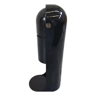 Italian Black Steel Flip Top Desk Lamp by Richard Carruthers for Leuka, 1970s For Sale