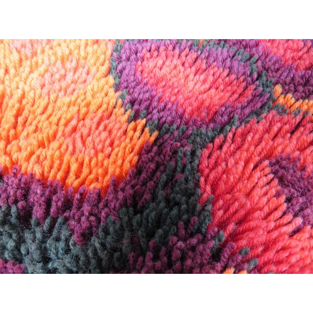 Red Wall Tapestry by Ege Rya, Denmark, 1965 For Sale - Image 8 of 14