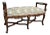19th C Louis XV Walnut Carved Bench For Sale