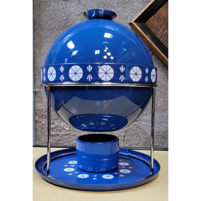 CathrineHolm Enameled Fondue Server For Sale - Image 10 of 11