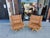 Amazing vintage pair of Danish modern, leather and birch chairs. The chairs are in amazing condition, made by Skippers...