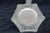 Glass Eiffel Tower Vase White Glass With Slim Tapered Neck and Clear Footed Base 4828b For Sale - Image 7 of 18