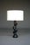 Model 42 Sculptural Ebonised Wood Table Lamp from Temde Leuchten, 1970s For Sale - Image 12 of 14