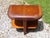 Vintage Art Deco Waterfall End Table Demilune Tripod Stand For Sale - Image 13 of 16