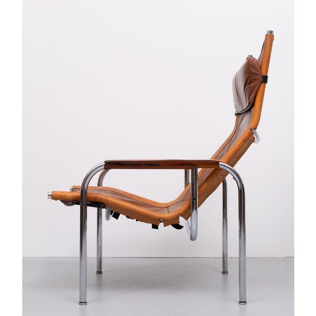Mid-Century Modern Vintage Swiss Lounge Chair by Hans Eichenberger for Strases, 1970s For Sale - Image 3 of 13