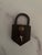 Rustic Antique Metal Locks With Original Keys, a Pair For Sale - Image 3 of 4