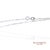 Metal 18k 750 Two Tone Rose and White Gold Natural Diamond Flower Pendant With Chain For Sale - Image 7 of 8