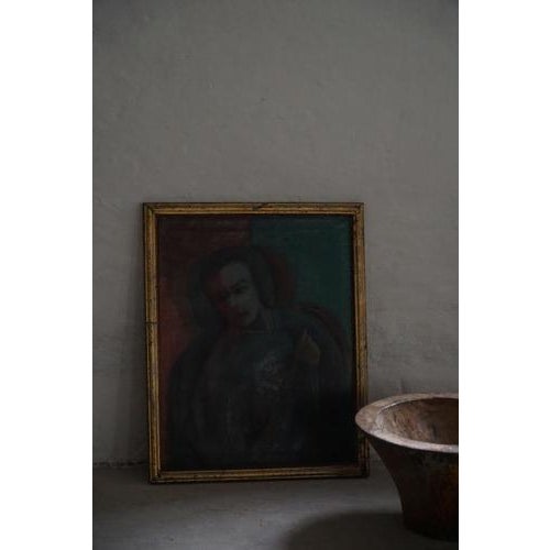 Danish Artist, Portrait, Early 20th Century, Oil on Canvas For Sale - Image 12 of 18