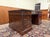 English Partner Desk in Wood and Leather For Sale - Image 5 of 18