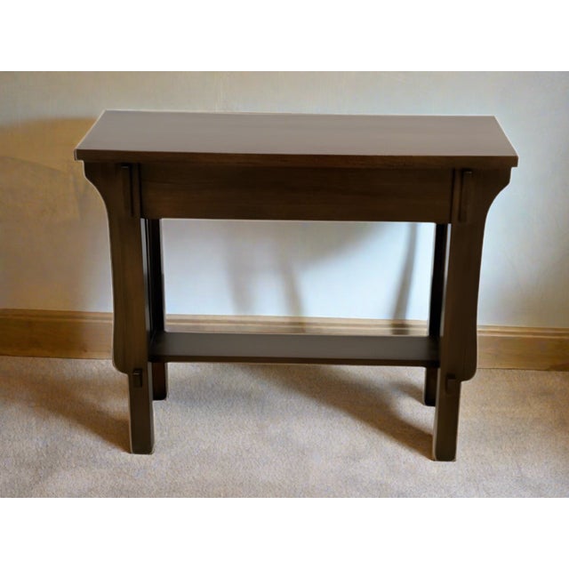 Arts & Crafts Crofter Console Table - Micheal Cherry For Sale - Image 10 of 12