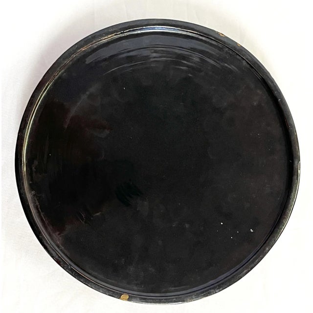 Mid-Century Modern Vintage Chinese Zodiac Black Lacquered Box With Seven Compartments For Sale - Image 3 of 12