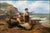 George Turner, Waiting for Papa, A Seaside Idyll, 19th Century, Oil Painting For Sale - Image 3 of 14