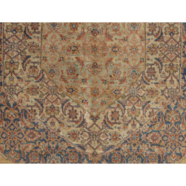 Antique Tabriz Carpet, Persian Rug, Earth Tones, Ivory, Soft Colors For Sale - Image 10 of 18