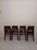 Traditional 1960s Stakmore Wooden Folding Card Table Set With Four Matching Slat-Back Chairs For Sale - Image 3 of 11