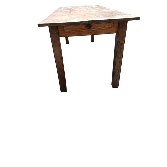 Norman Farmhouse Table, 1880, in Very Good conditions. Designed before 1890 This piece has an attribution mark, I am sure...